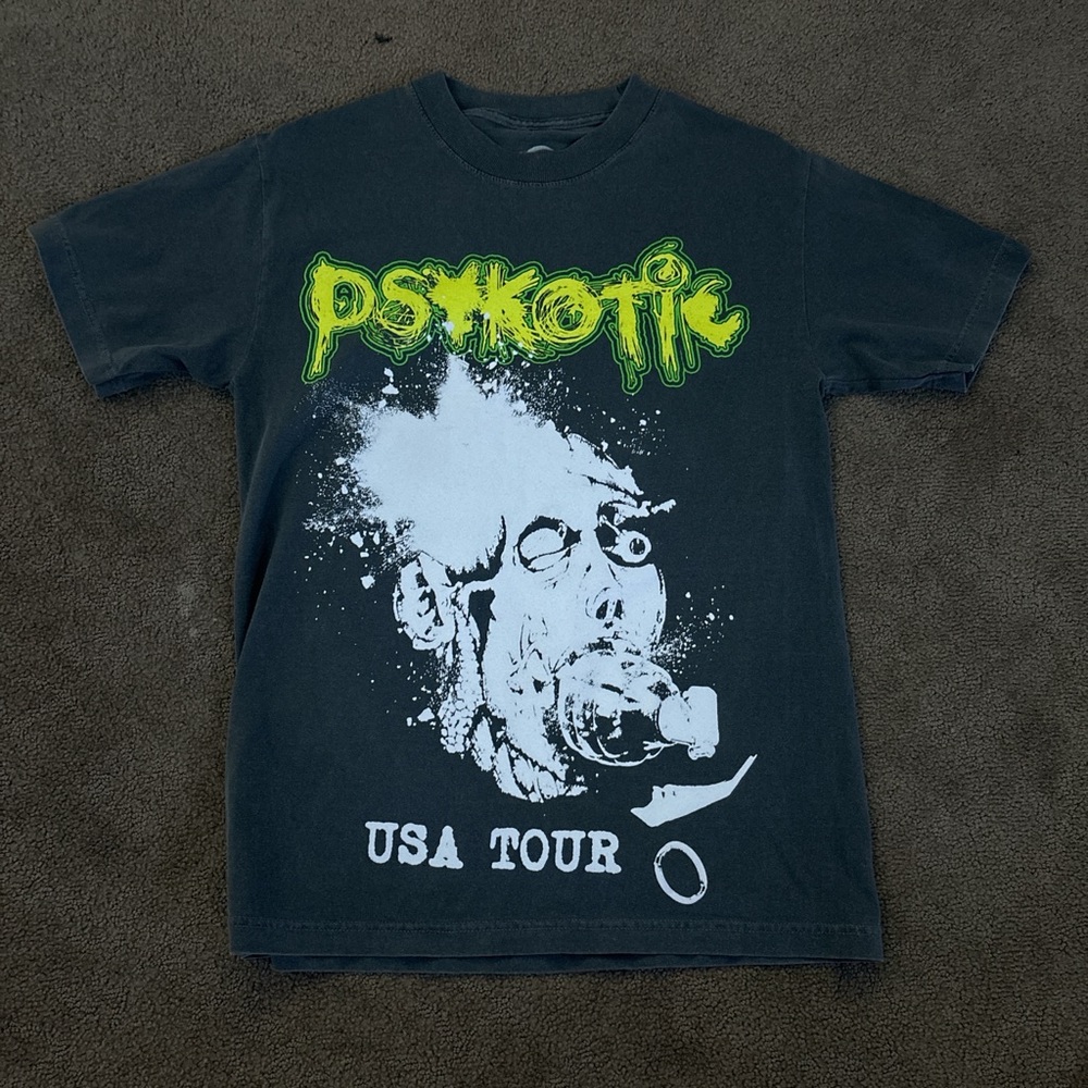 Mason Psykotic Graphic T-Shirt - Black and Green
